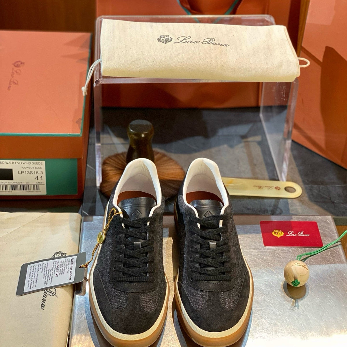 LORO P TENNIS WALK TRAINERS
