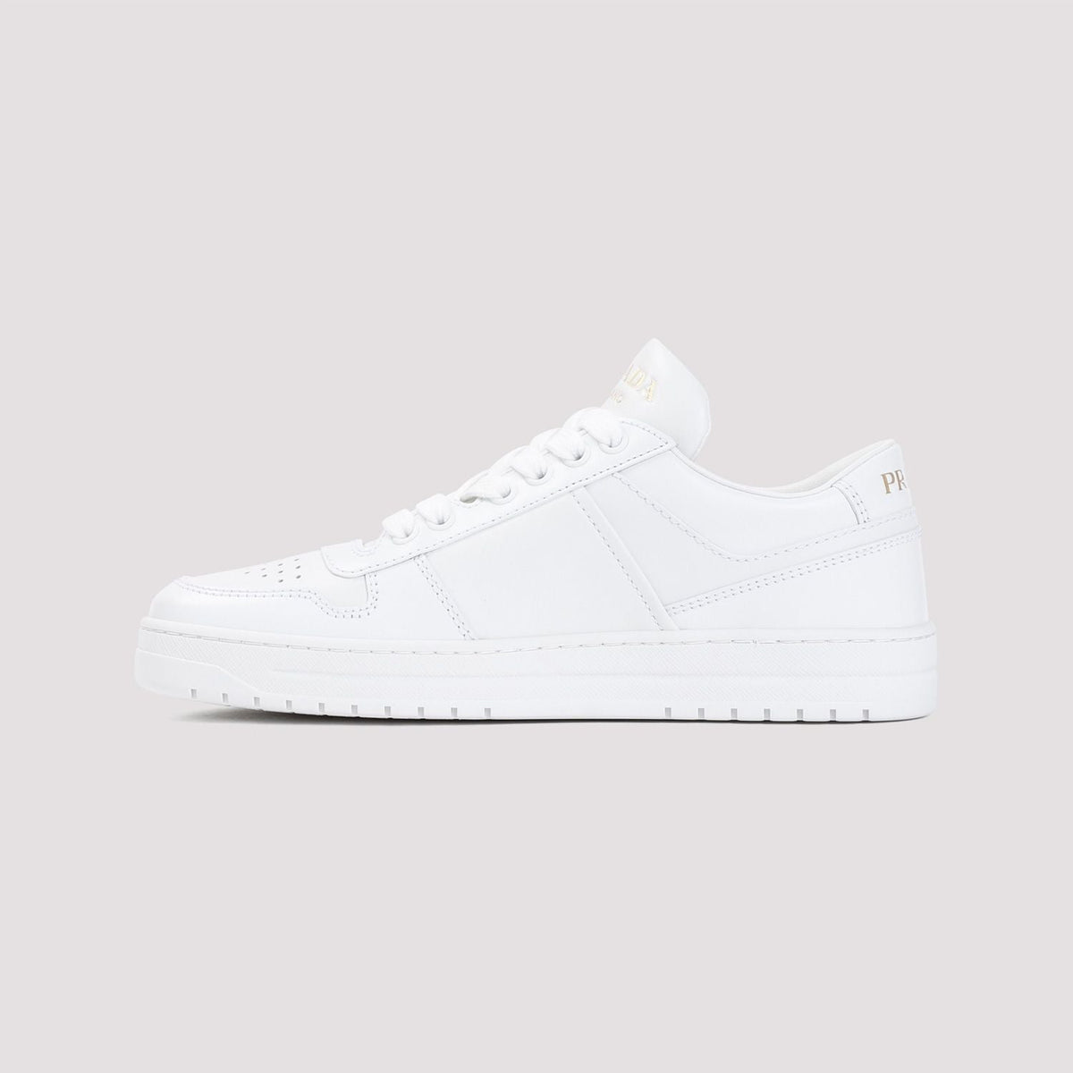PRADA Fashionable Leather Downtown Sneakers for Women