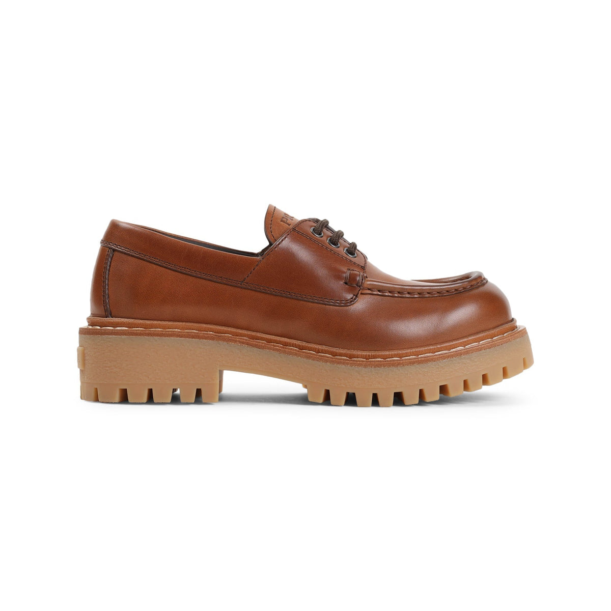 PRADA Lace-Up Leather Shoes for Women