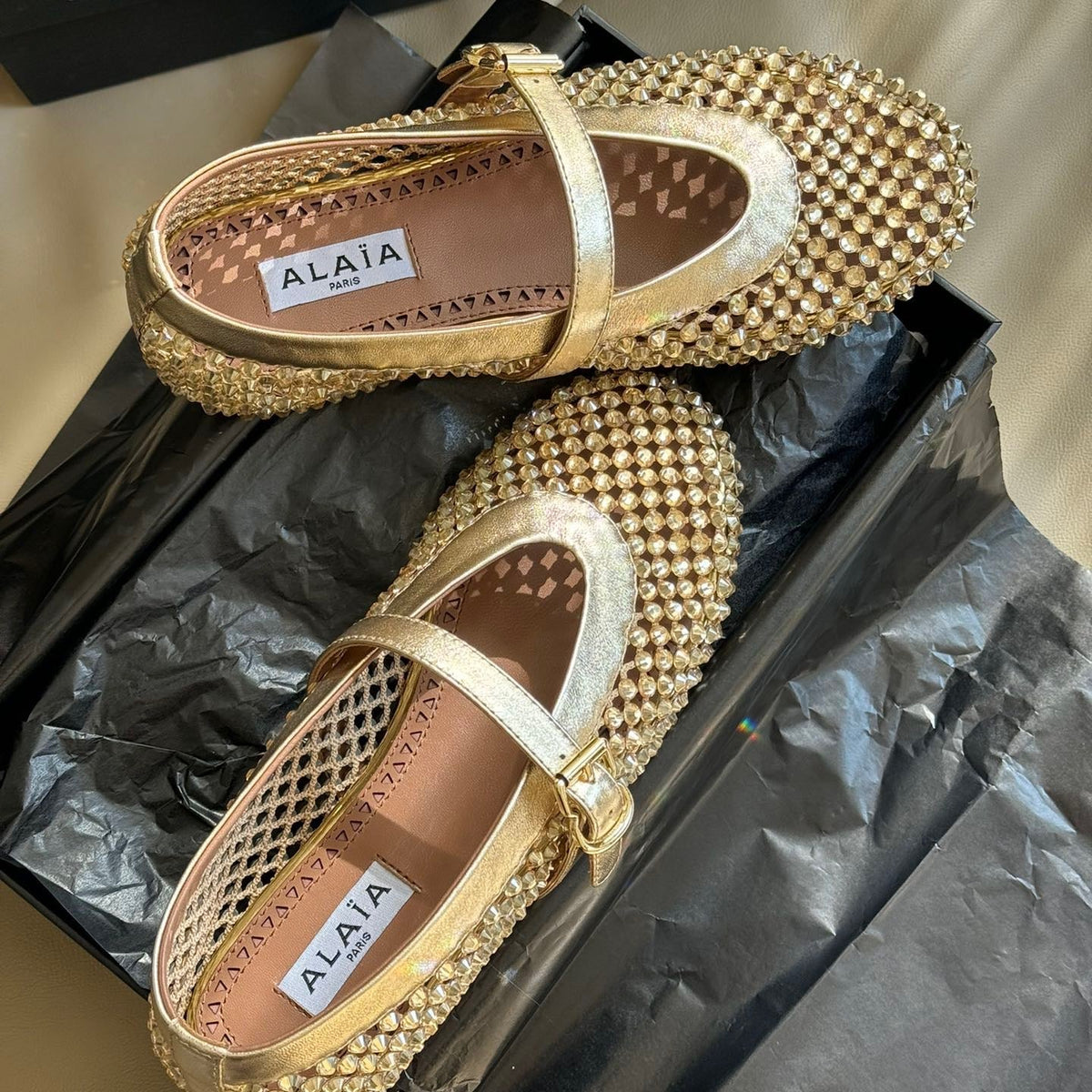 ALAIA BALLET FLATS