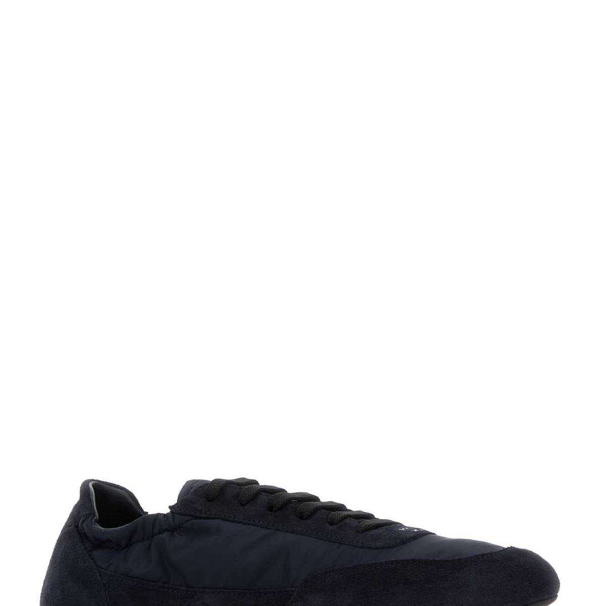 PRADA Re-Nylon and Suede Collapse Sneaker
