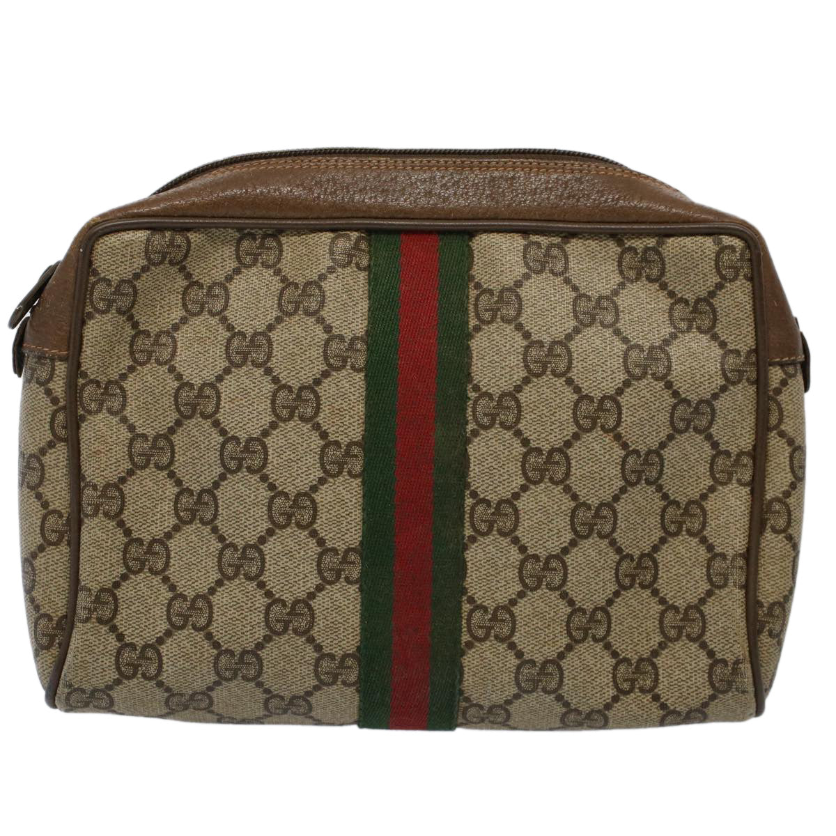 GUCCI Web Clutch Bag