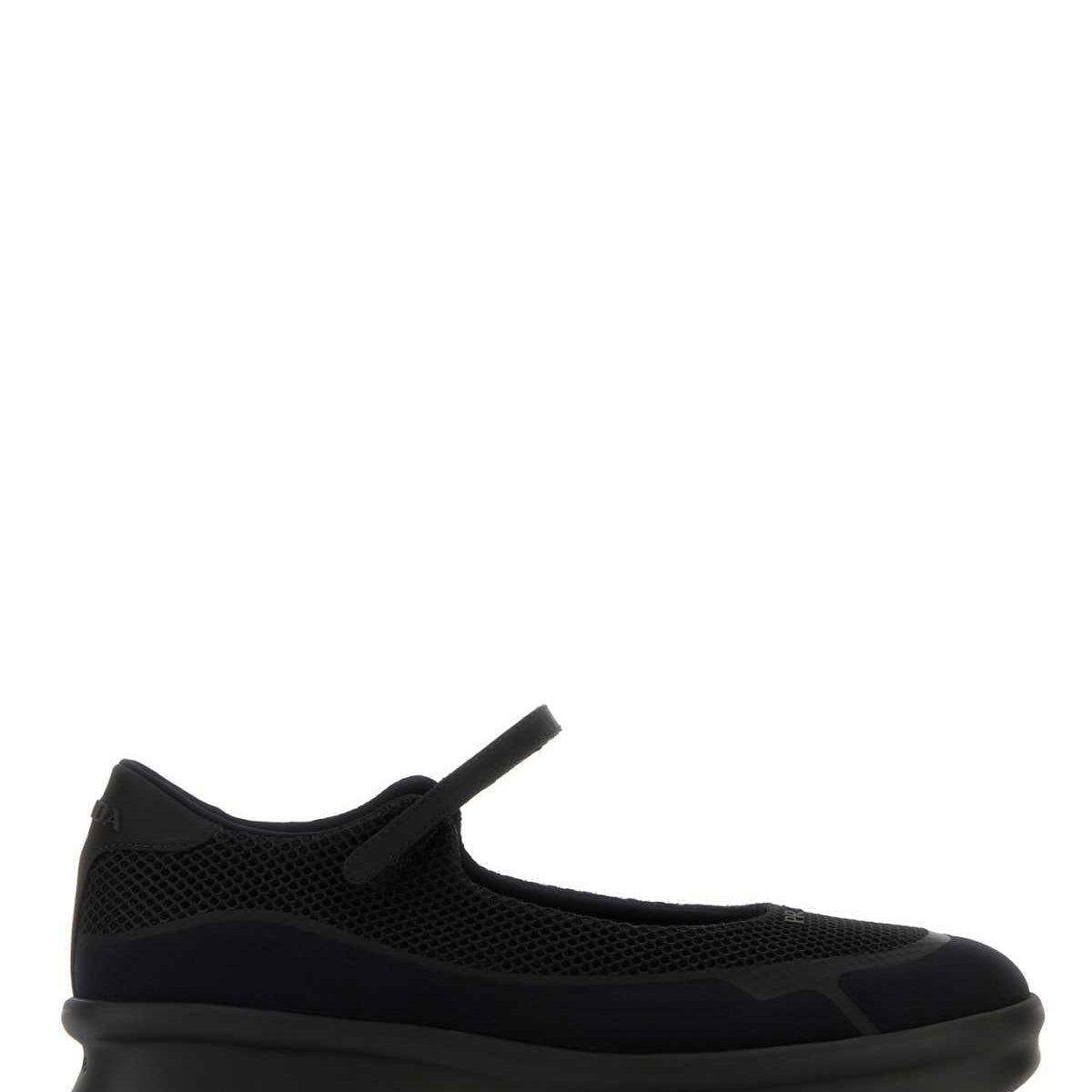 PRADA Elegant Mesh Ballerina Flats for Women - SS25 Collection