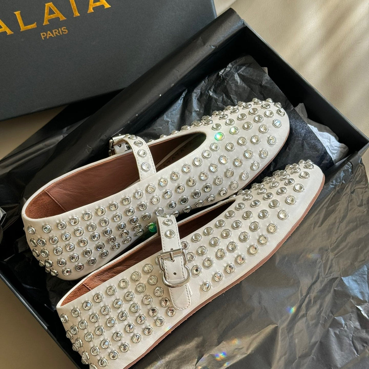 ALAIA BALLET FLATS