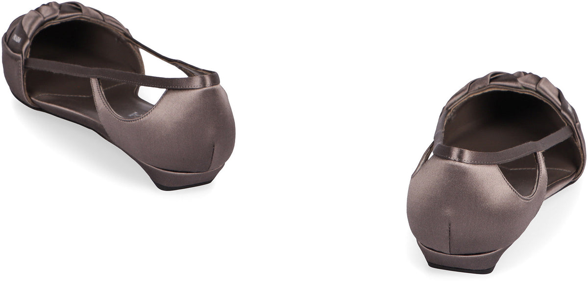 PRADA Satin Ballerinas for Women - Size 8
