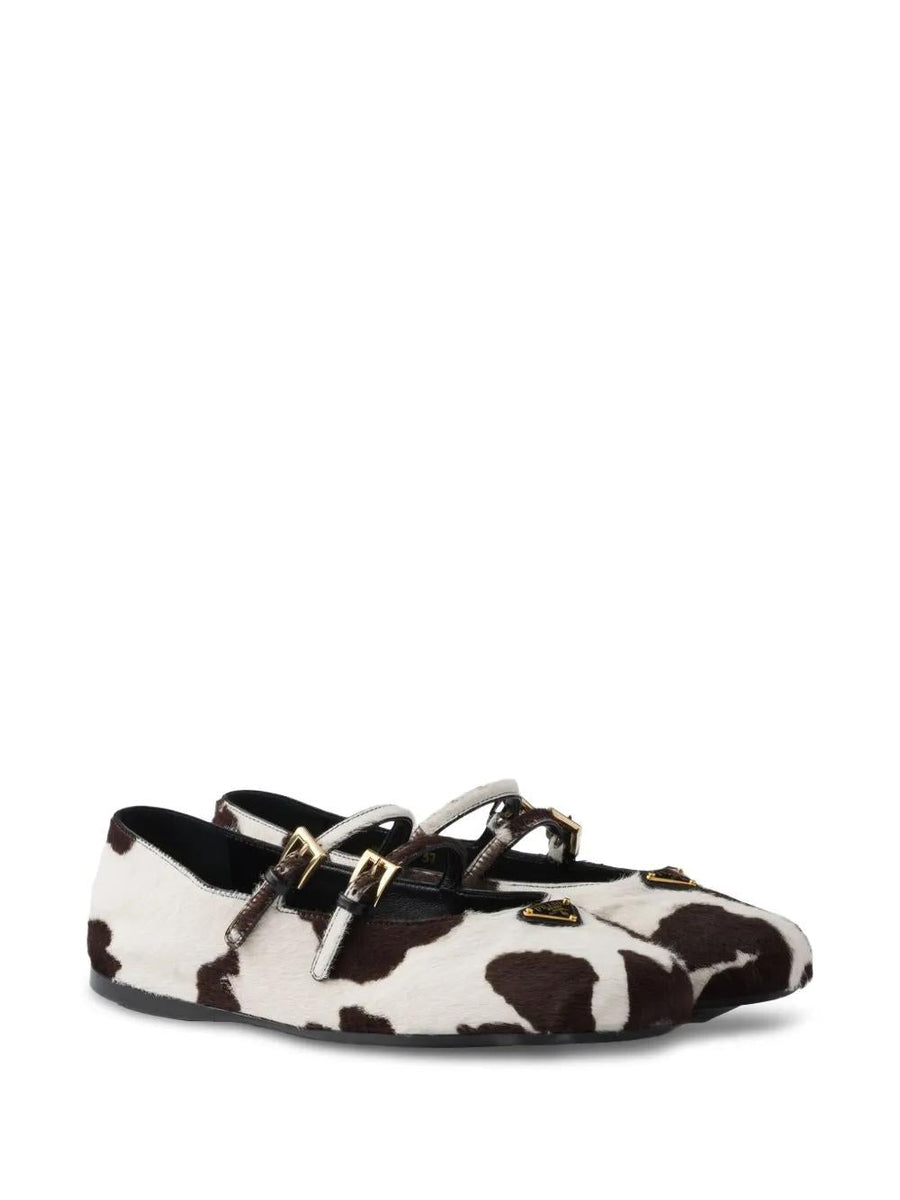 PRADA Elegant Women's Ballerina Flats - FW25 Collection