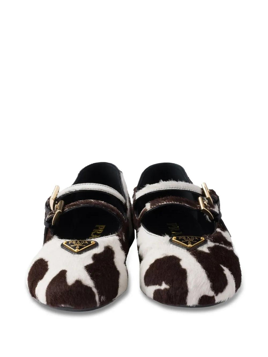 PRADA Elegant Women's Ballerina Flats - FW25 Collection