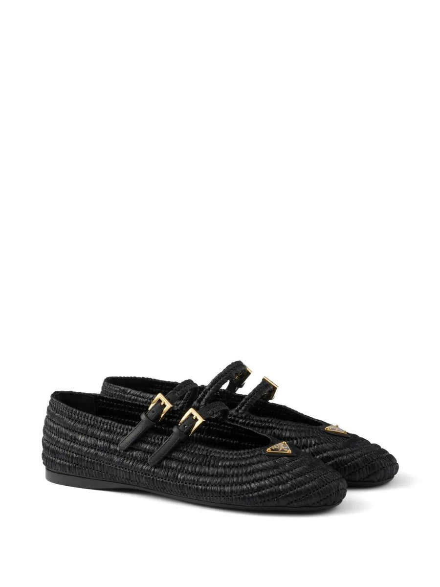 PRADA Elegant Ballerina Flats for Women - FW25 Collection