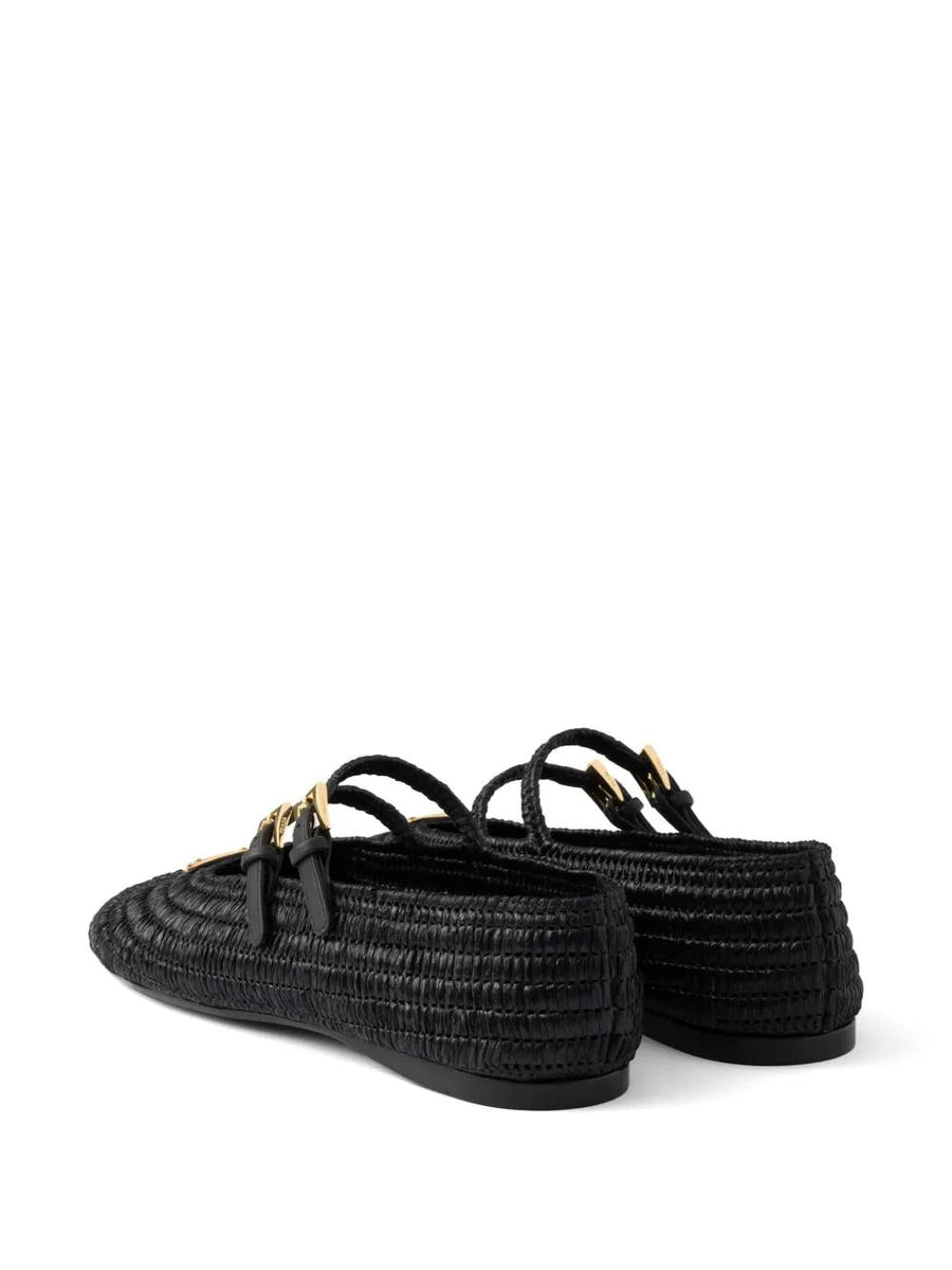 PRADA Elegant Ballerina Flats for Women - FW25 Collection