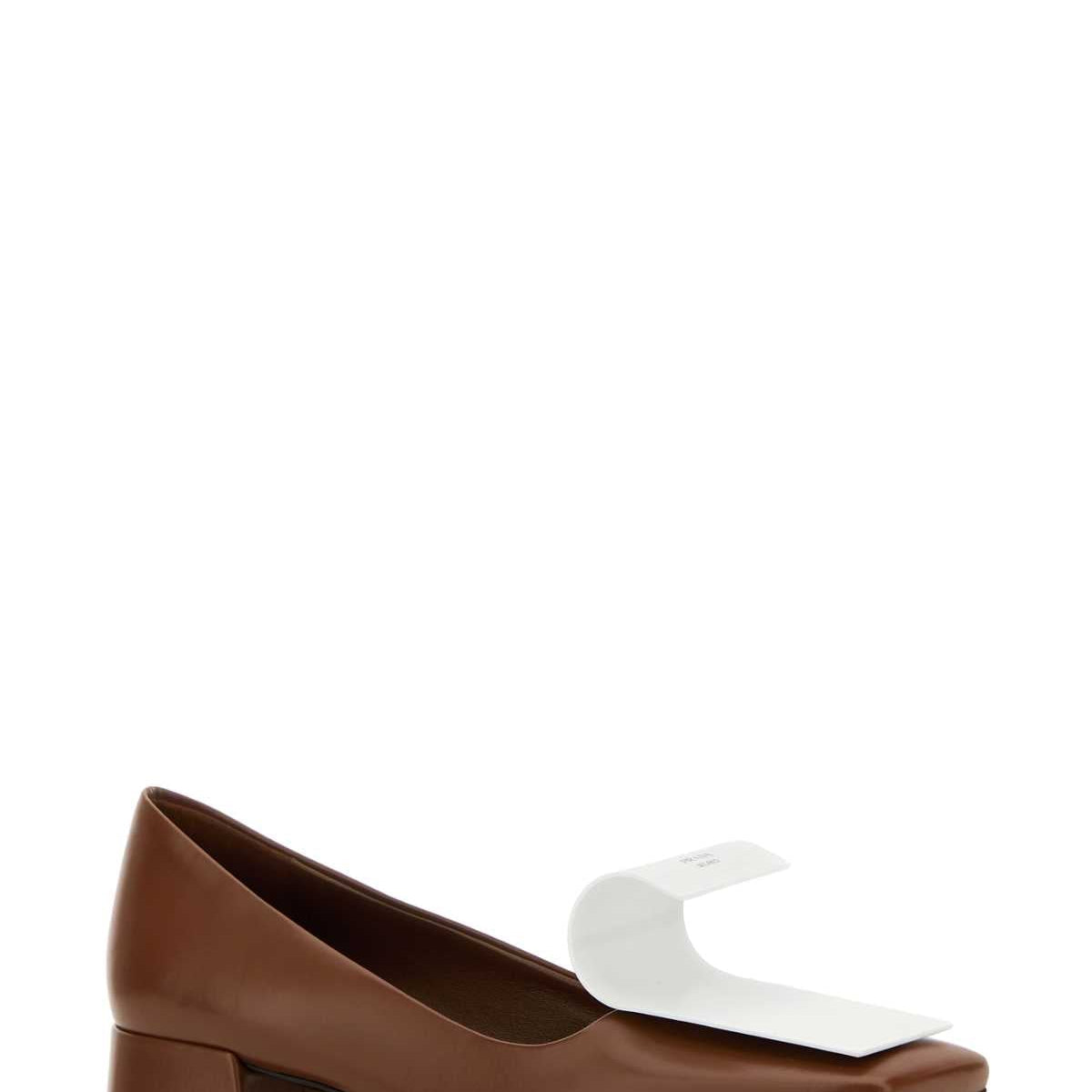 PRADA Two-Tone Leather Pumps for Women