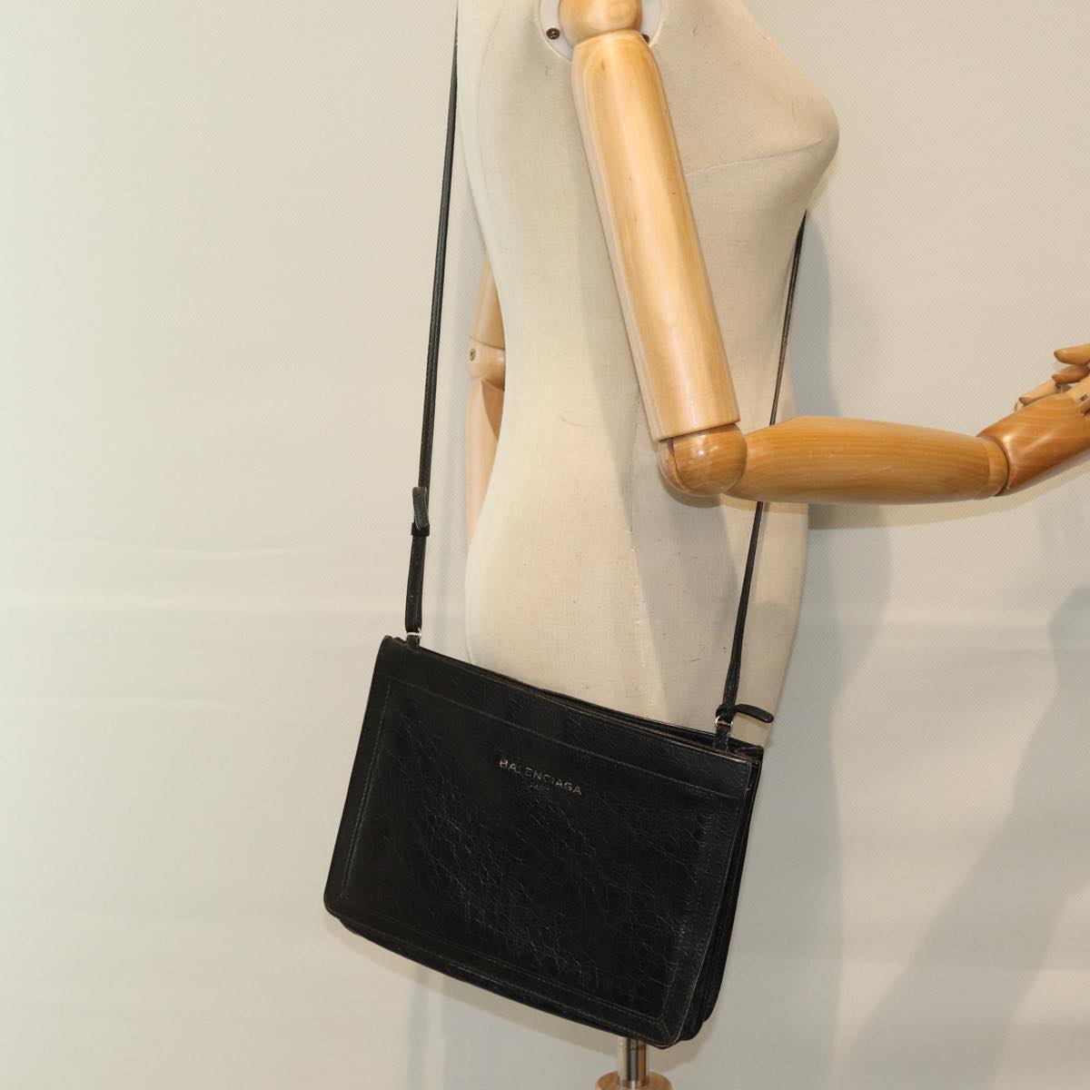 balenciaga Navy Shoulder Bag
