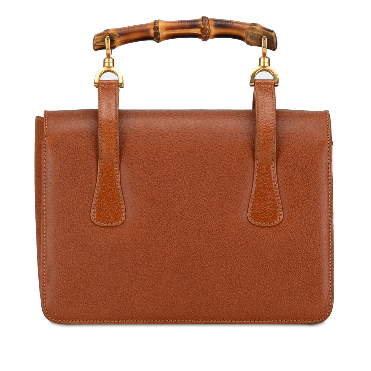 GUCCI Bamboo Leather Satchel