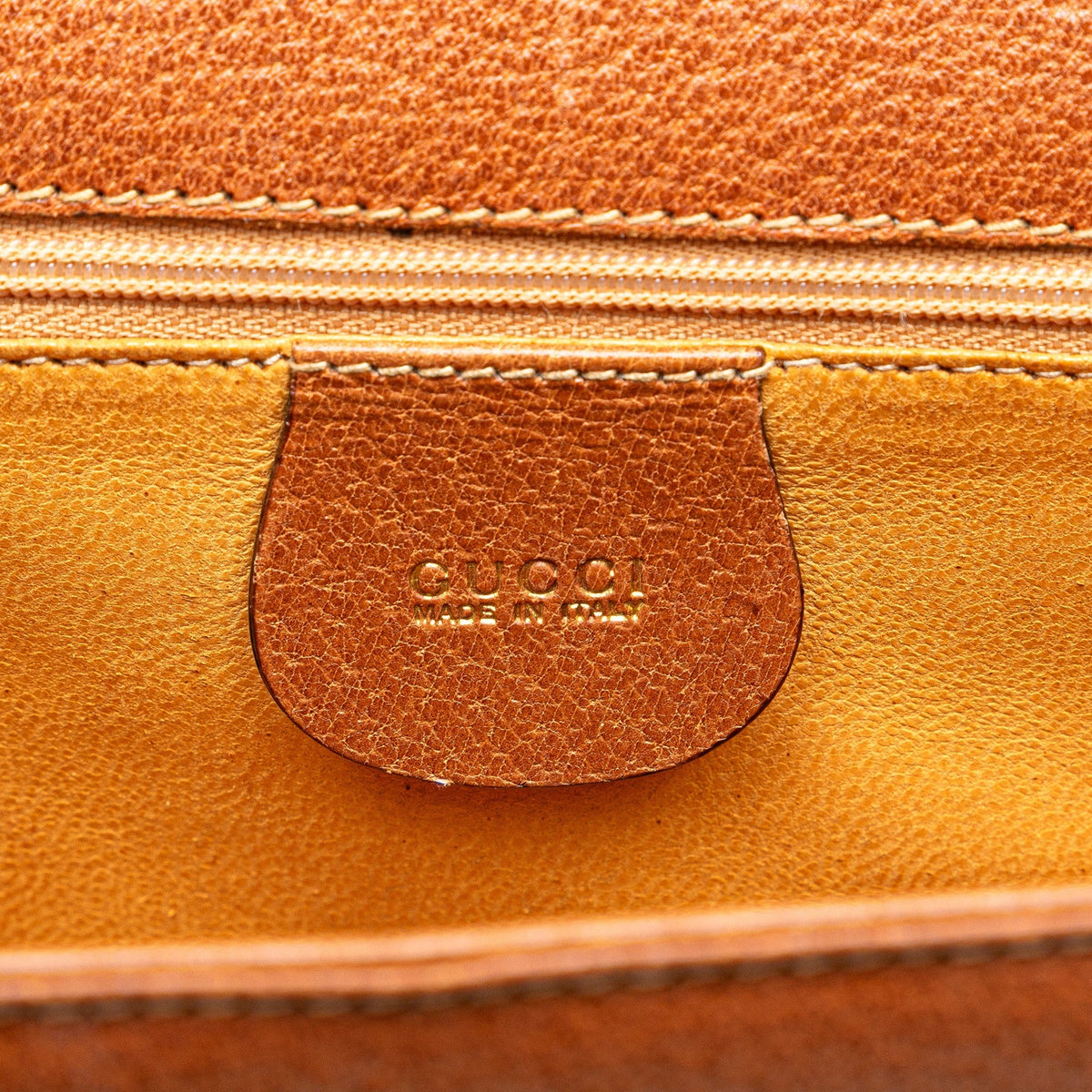 GUCCI Bamboo Leather Satchel