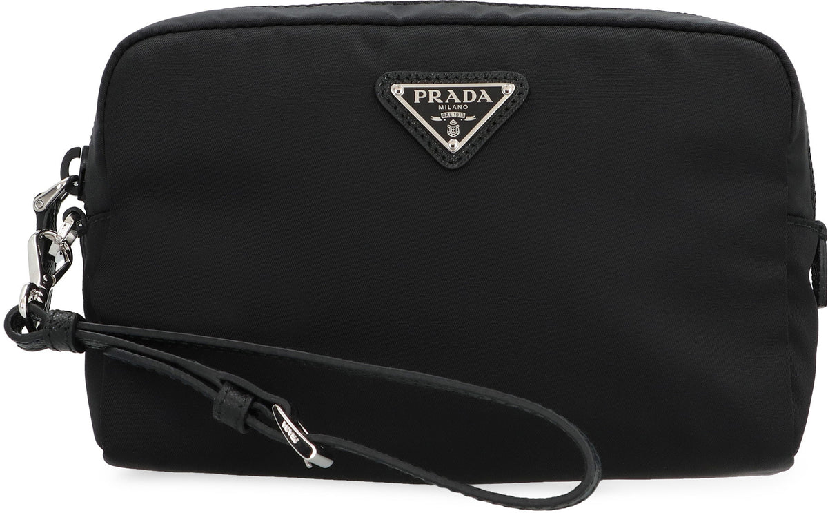 PRADA Mini Re-Nylon Wallet with Wrist Strap