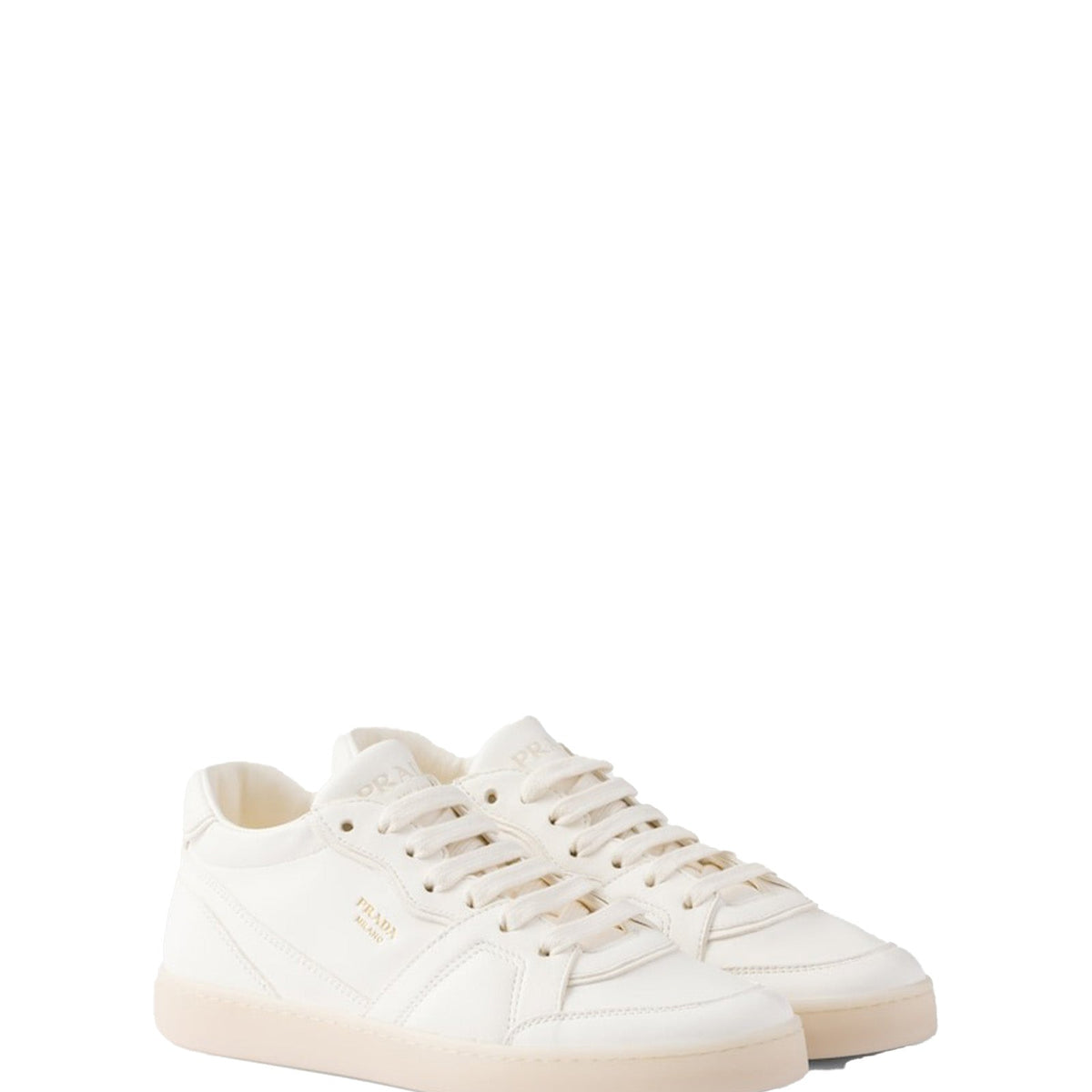PRADA Luxe Nappa Leather Sneakers for Women