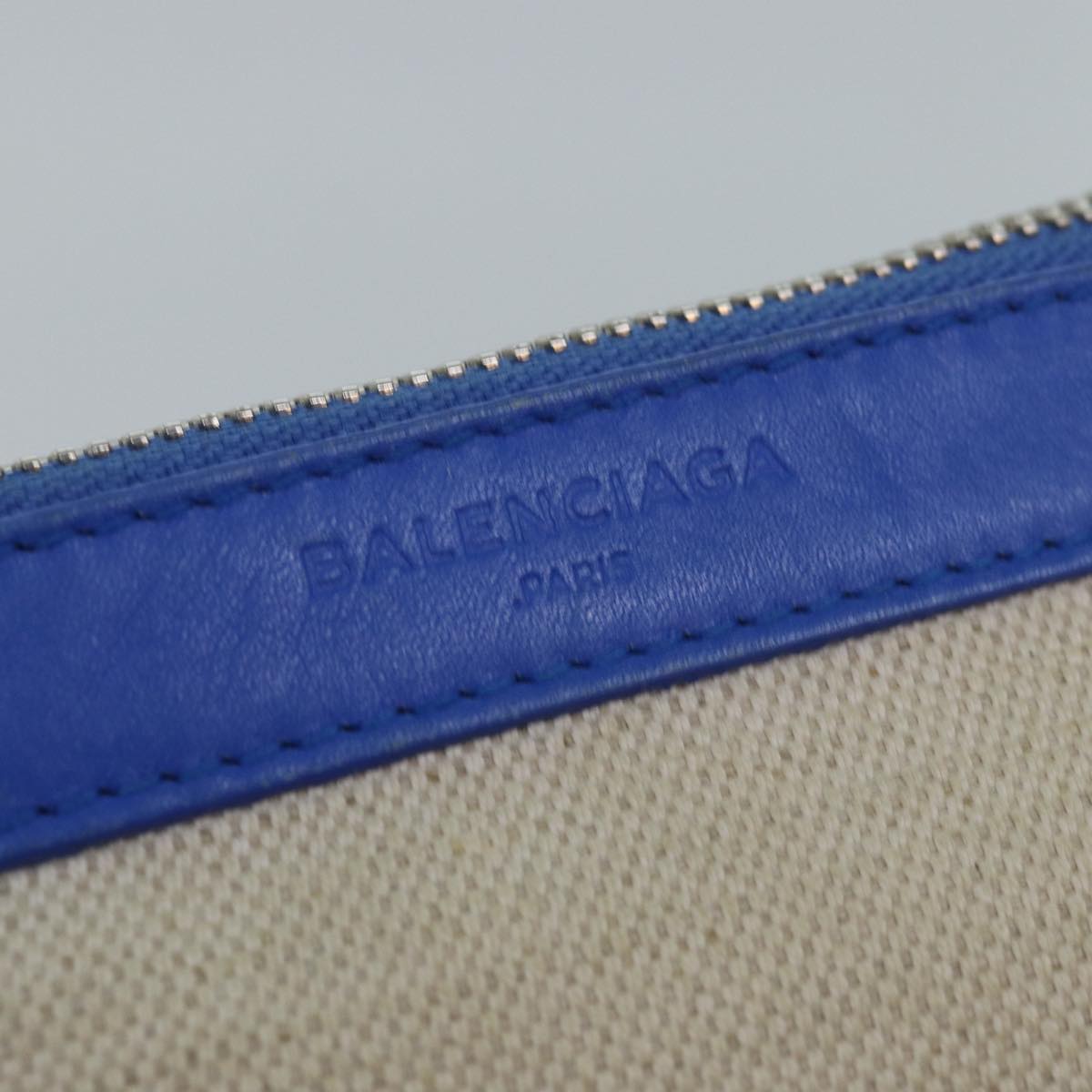 balenciaga Navy Cabas Handbag