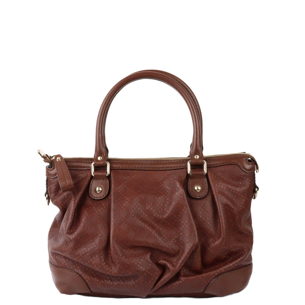 Gucci Vintage Brown Shoulder Bag.