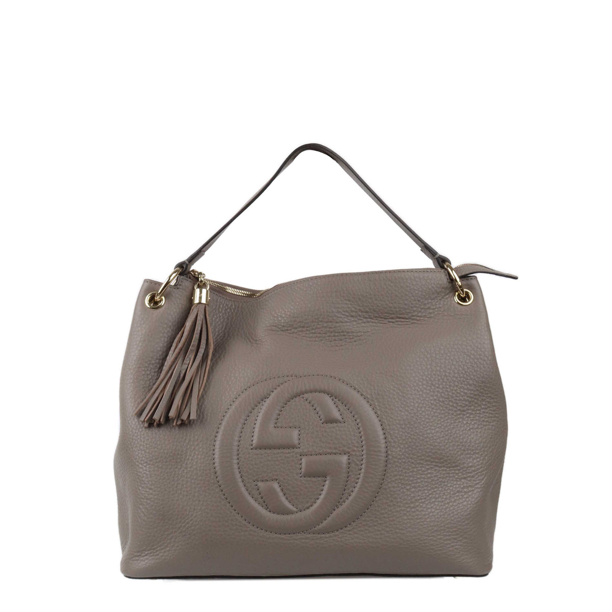 Gucci Soho Tote Medium in Grey.