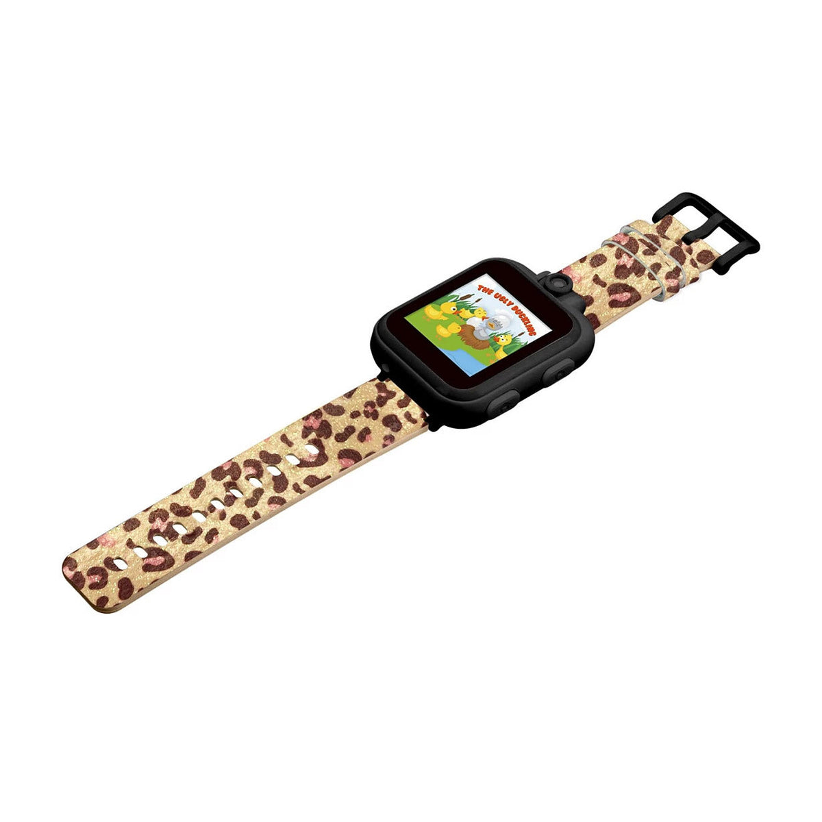 PlayZoom 2 Kids Smartwatch & Earbuds Set: Leopard Print