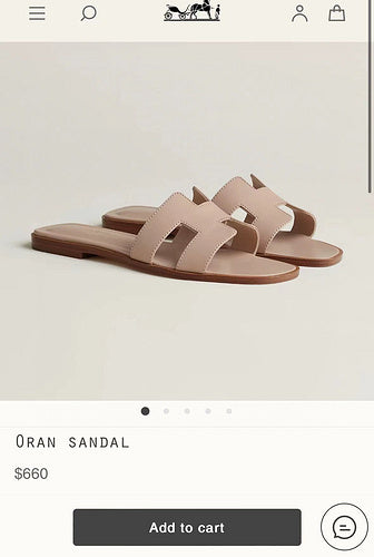 Hermes Luxury Sandals
