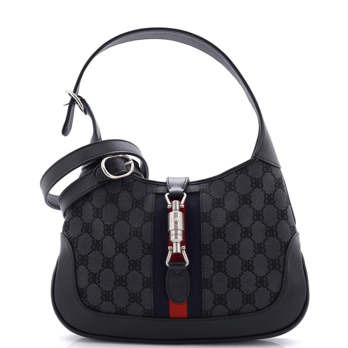 Balenciaga x Gucci The Hacker Project Jackie 1961 Hobo BB Canvas Small