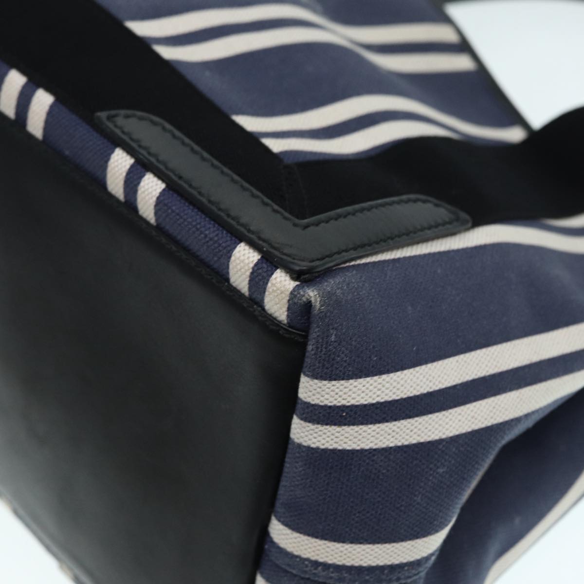 balenciaga Navy Cabas Handbag
