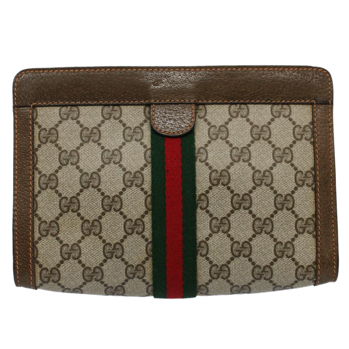 GUCCI Web Clutch Bag