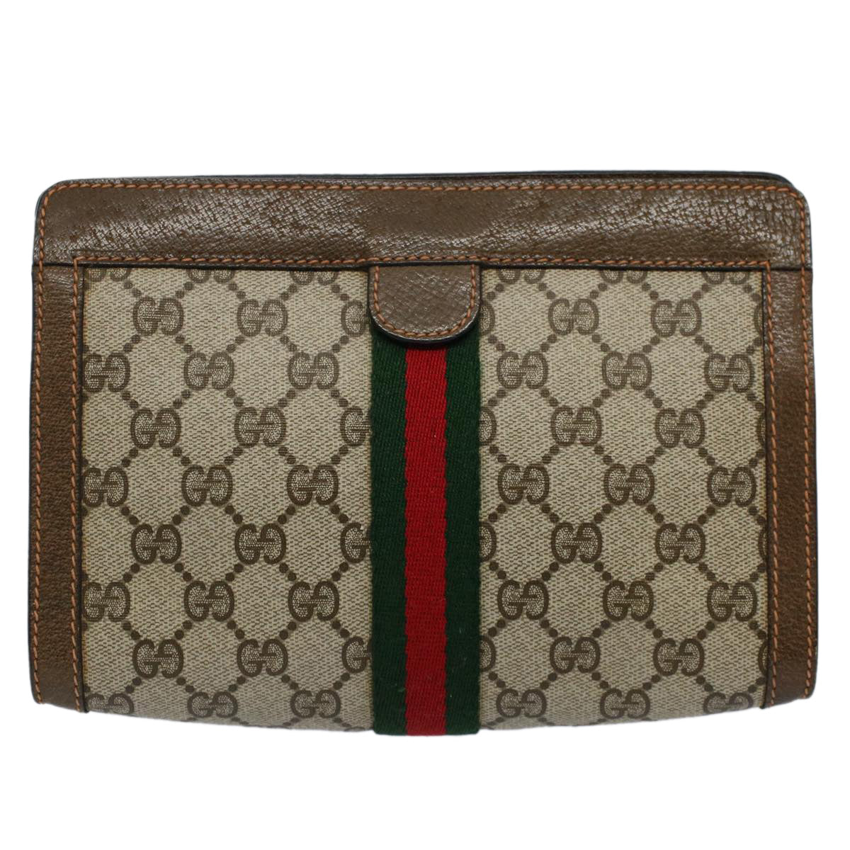 GUCCI Web Clutch Bag