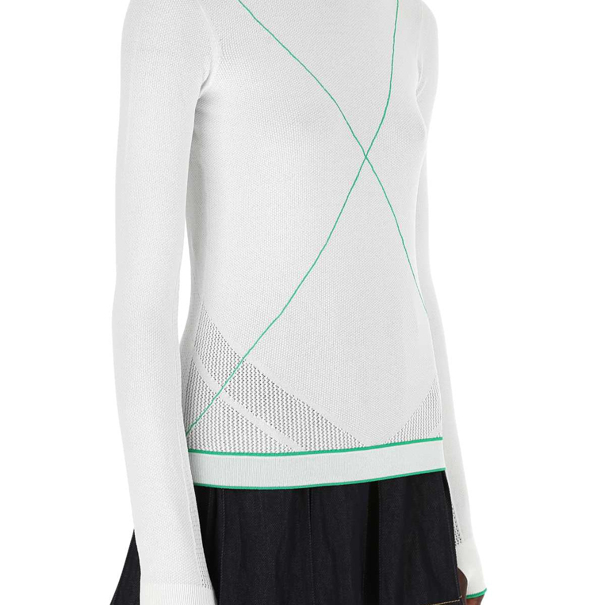 Bottega Veneta Women White Viscose Blend Sweater