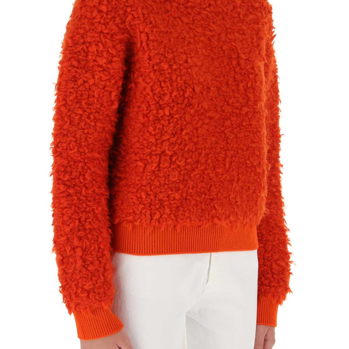 Bottega Veneta Women Red Boucle Sweater