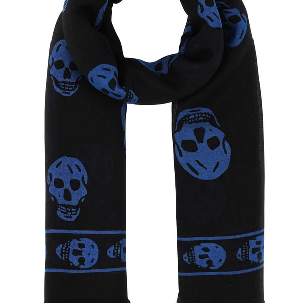 Alexander Mcqueen Men Printed Modal Blend Foulard