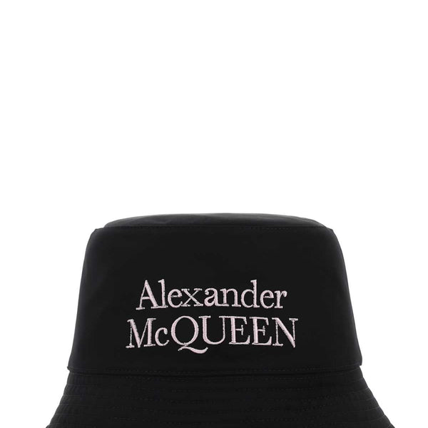 Alexander Mcqueen Men Black Nylon Reversible Hat