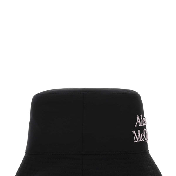 Alexander Mcqueen Men Black Nylon Reversible Hat