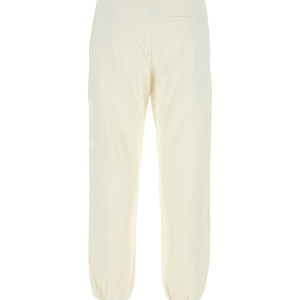 Alexander Mcqueen Women Ivory Cotton Joggers
