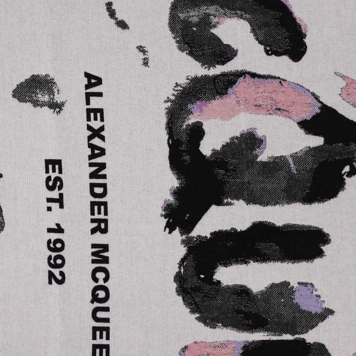 Alexander Mcqueen Women Embroidered Wool Blend Blanket