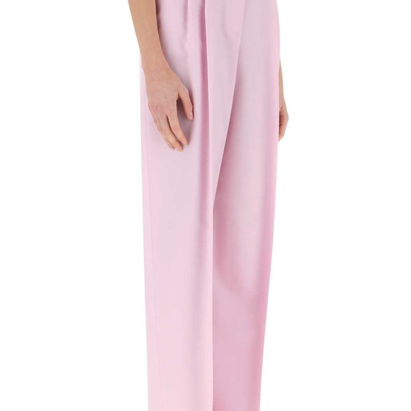 Alexander Mcqueen Women Pastel Pink Wool Pant