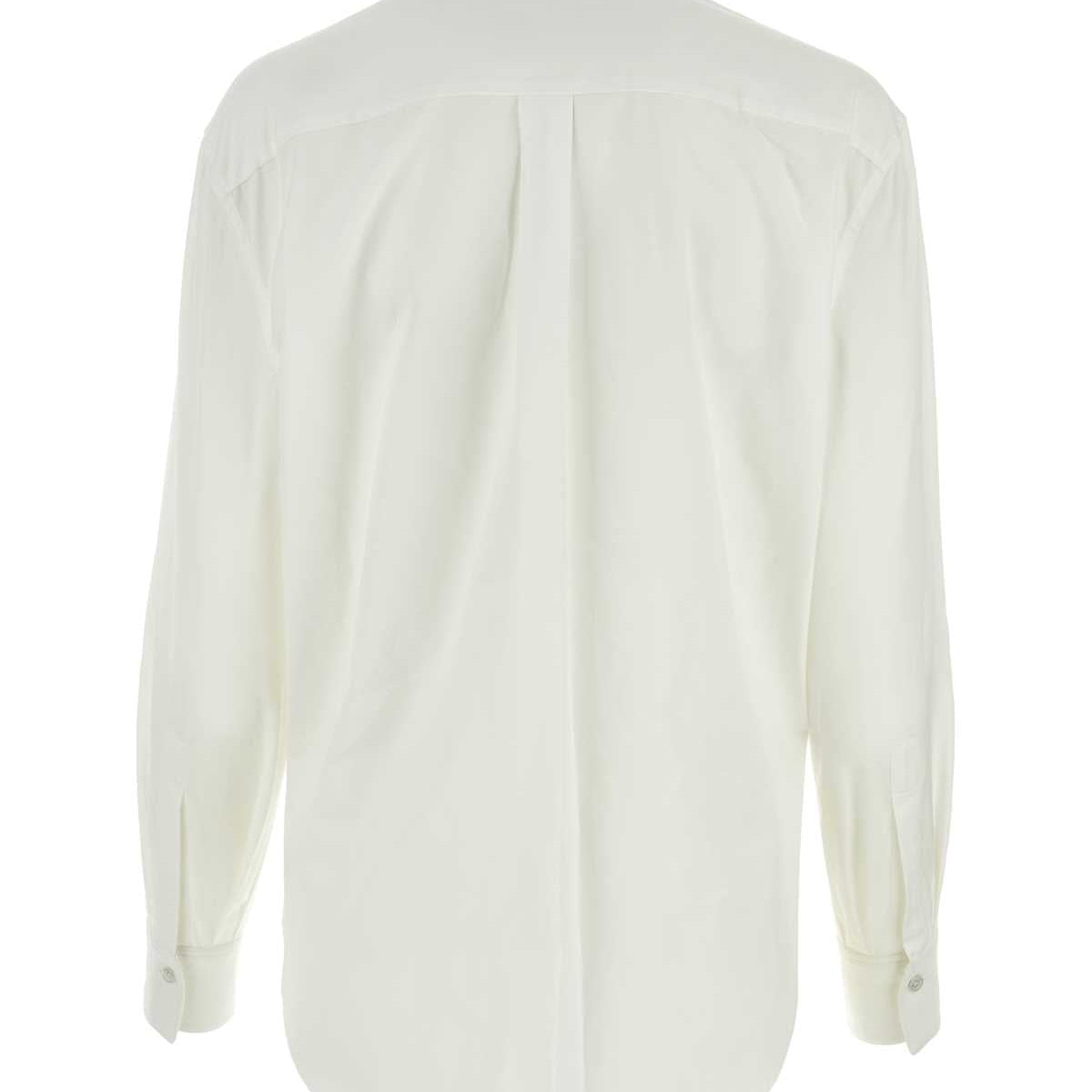 Alexander Mcqueen Women White Poplin Shirt