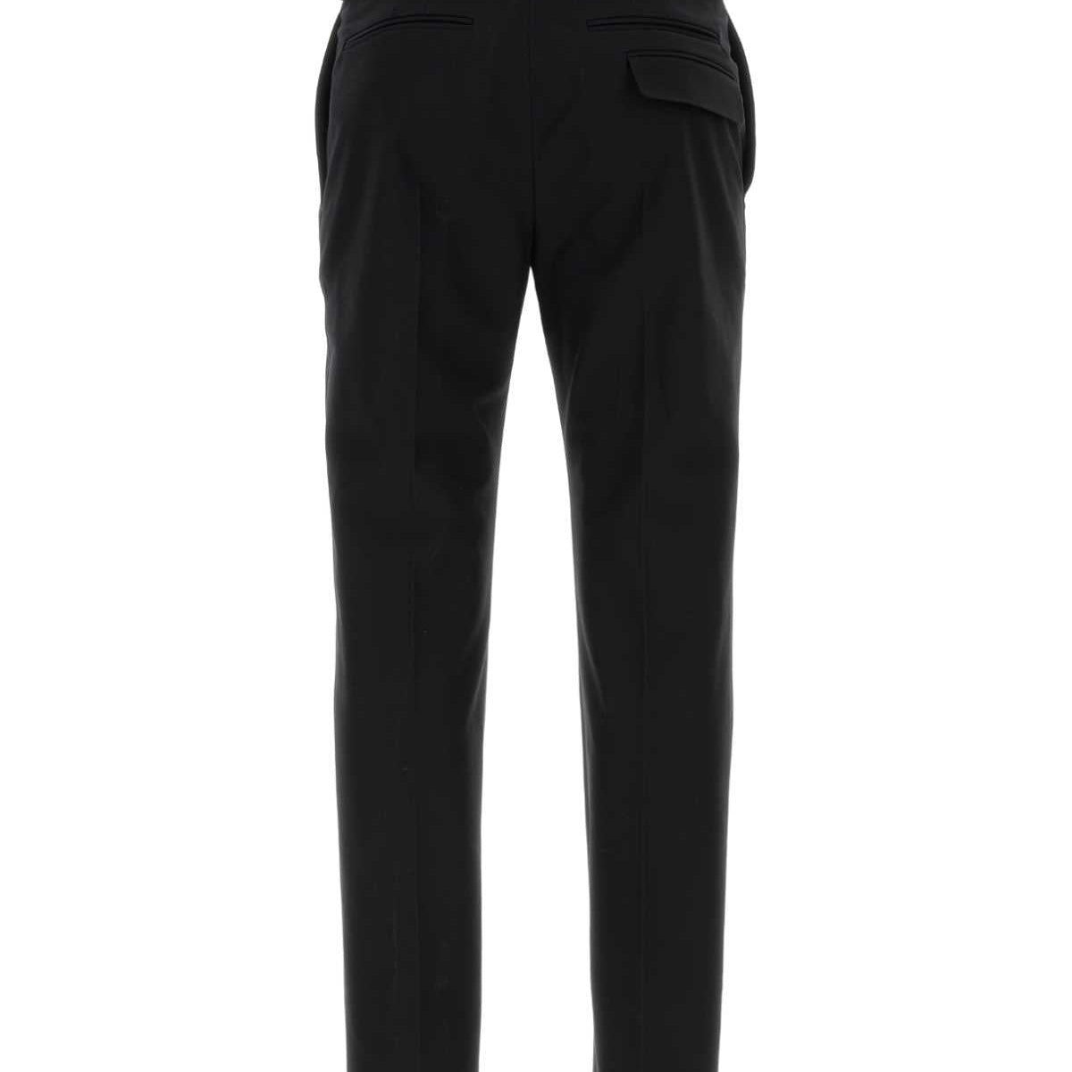Alexander Mcqueen Men Black Cotton Pant