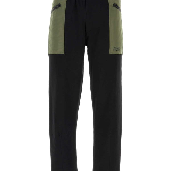Alexander Mcqueen Men Black Cotton Pant