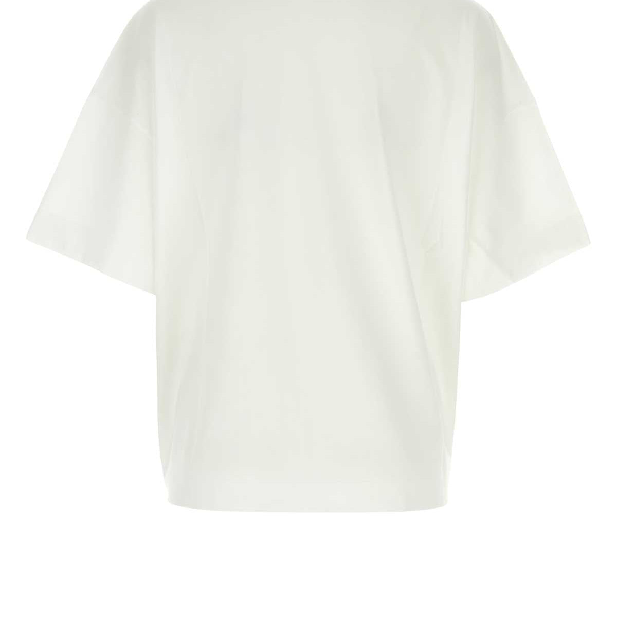 Alexander Mcqueen Women White Cotton Oversize T-Shirt