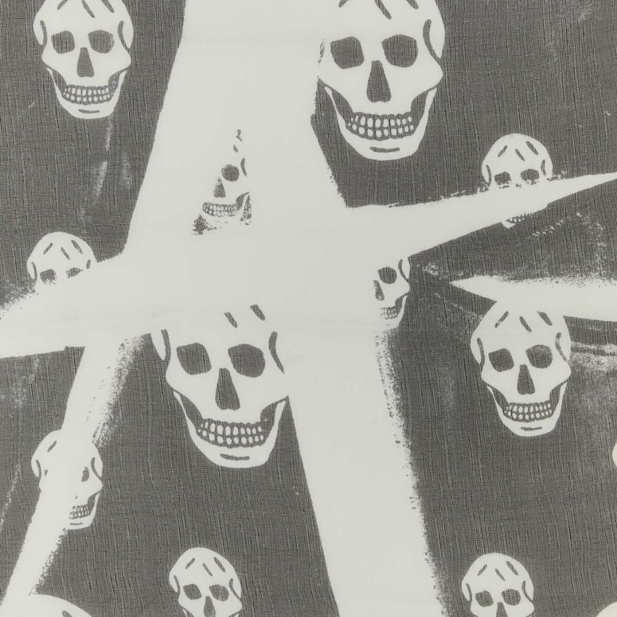 Alexander Mcqueen Women Printed Silk Foulard