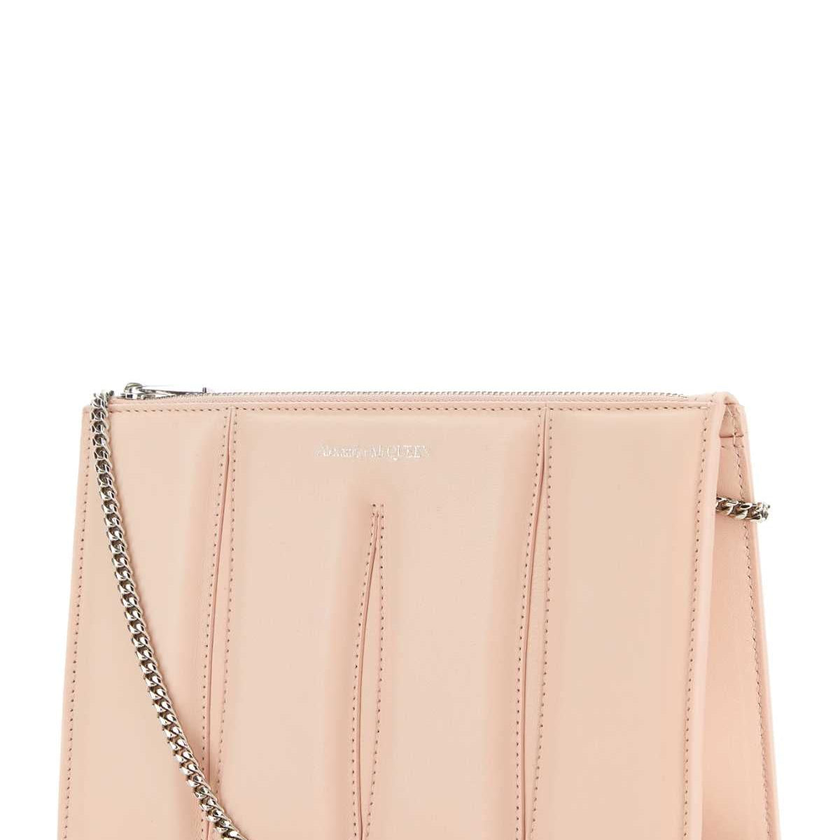 Alexander Mcqueen Women Pastel Pink Leather Shoulder Bag