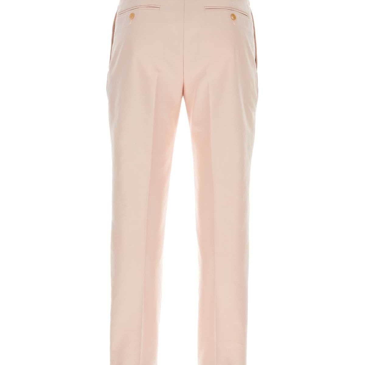 Alexander Mcqueen Men Pastel Pink Twill Pant