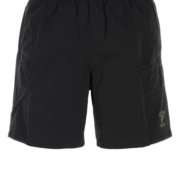 Alexander Mcqueen Men Black Nylon Swimming Shorts