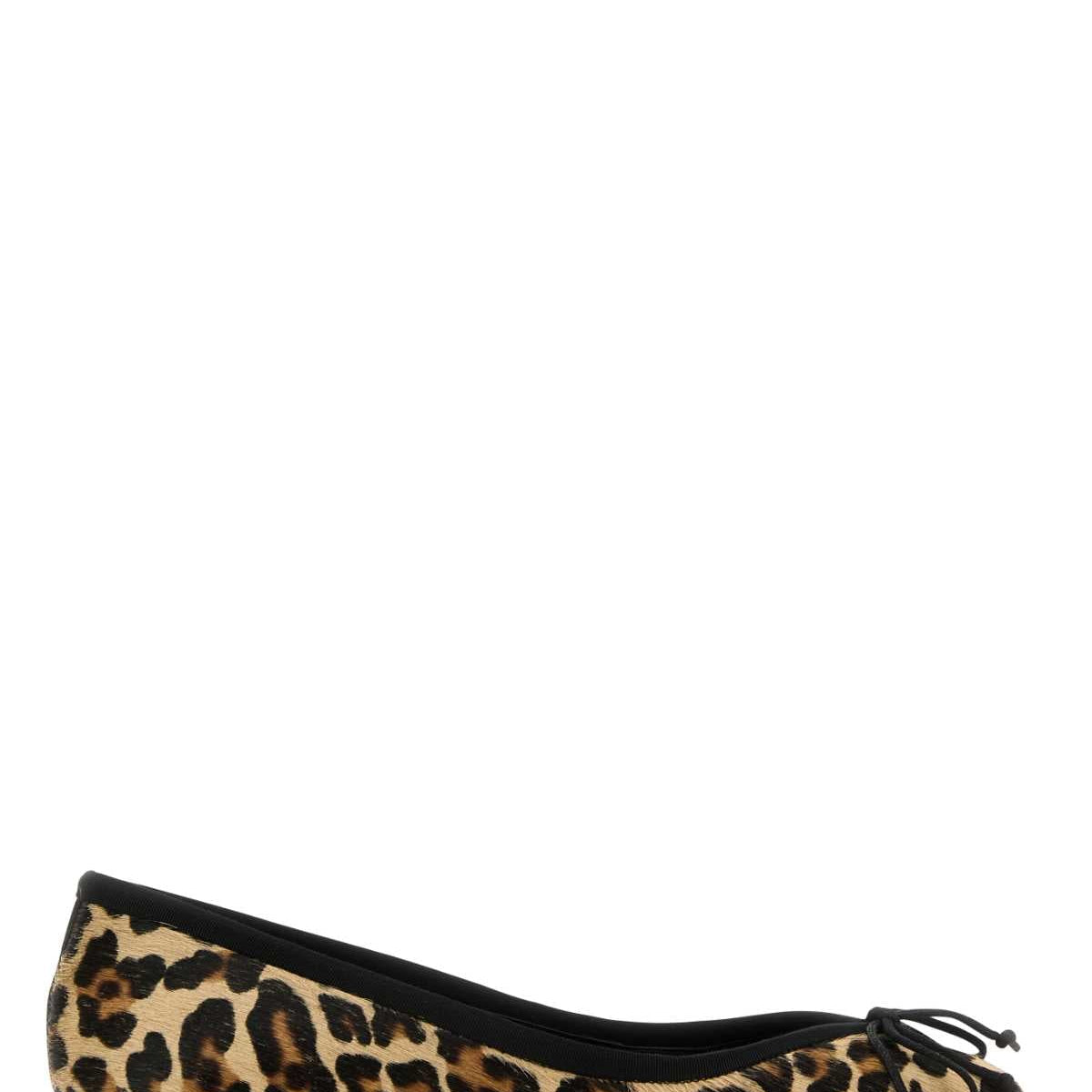 Alexander Mcqueen Women Printed Calf-Hair Armadillo Ballerinas