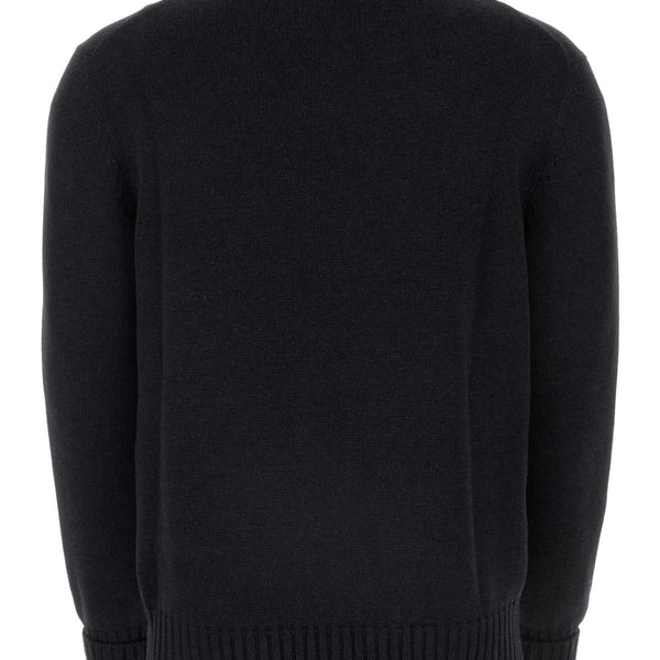 Alexander Mcqueen Men Charcoal Cotton Sweater