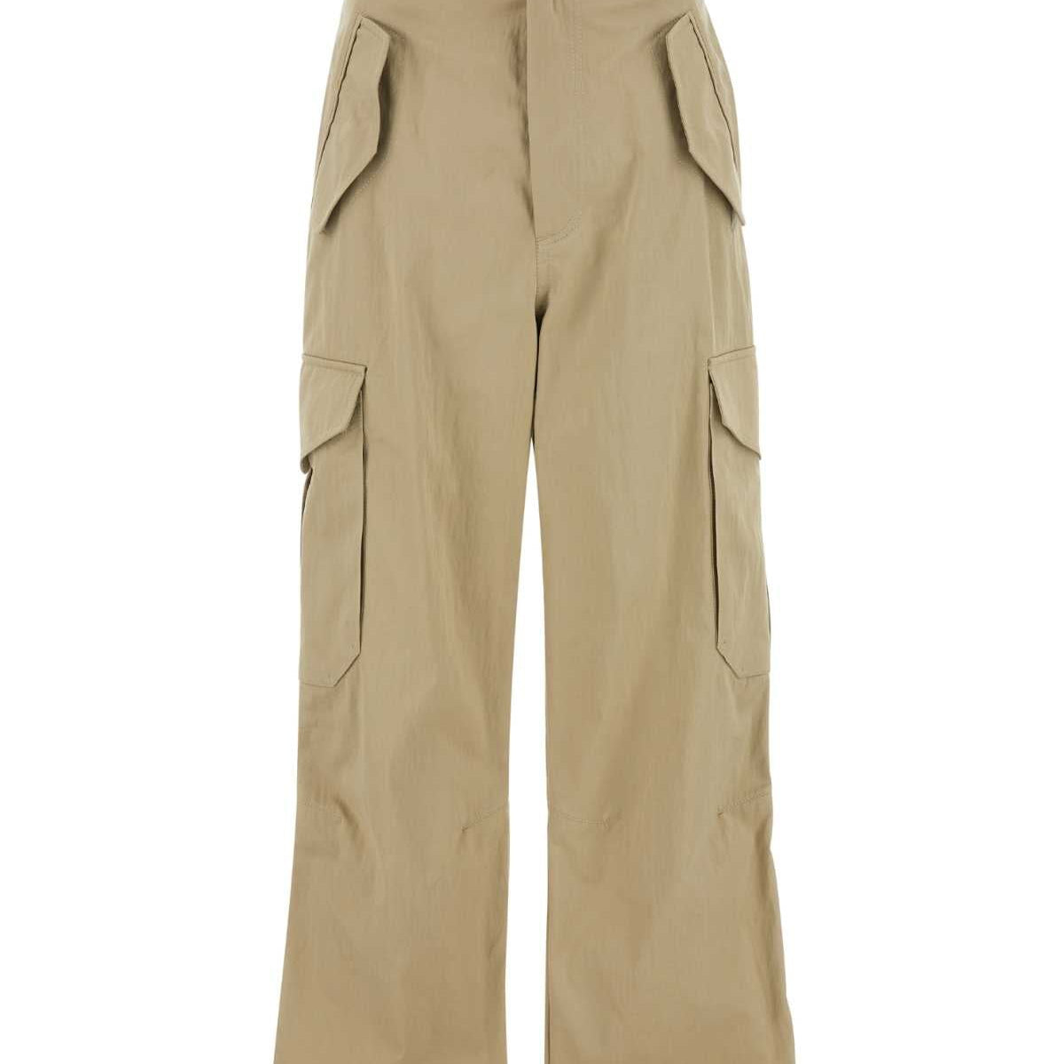 Bottega Veneta Women Cappuccino Cotton Blend Cargo Pant