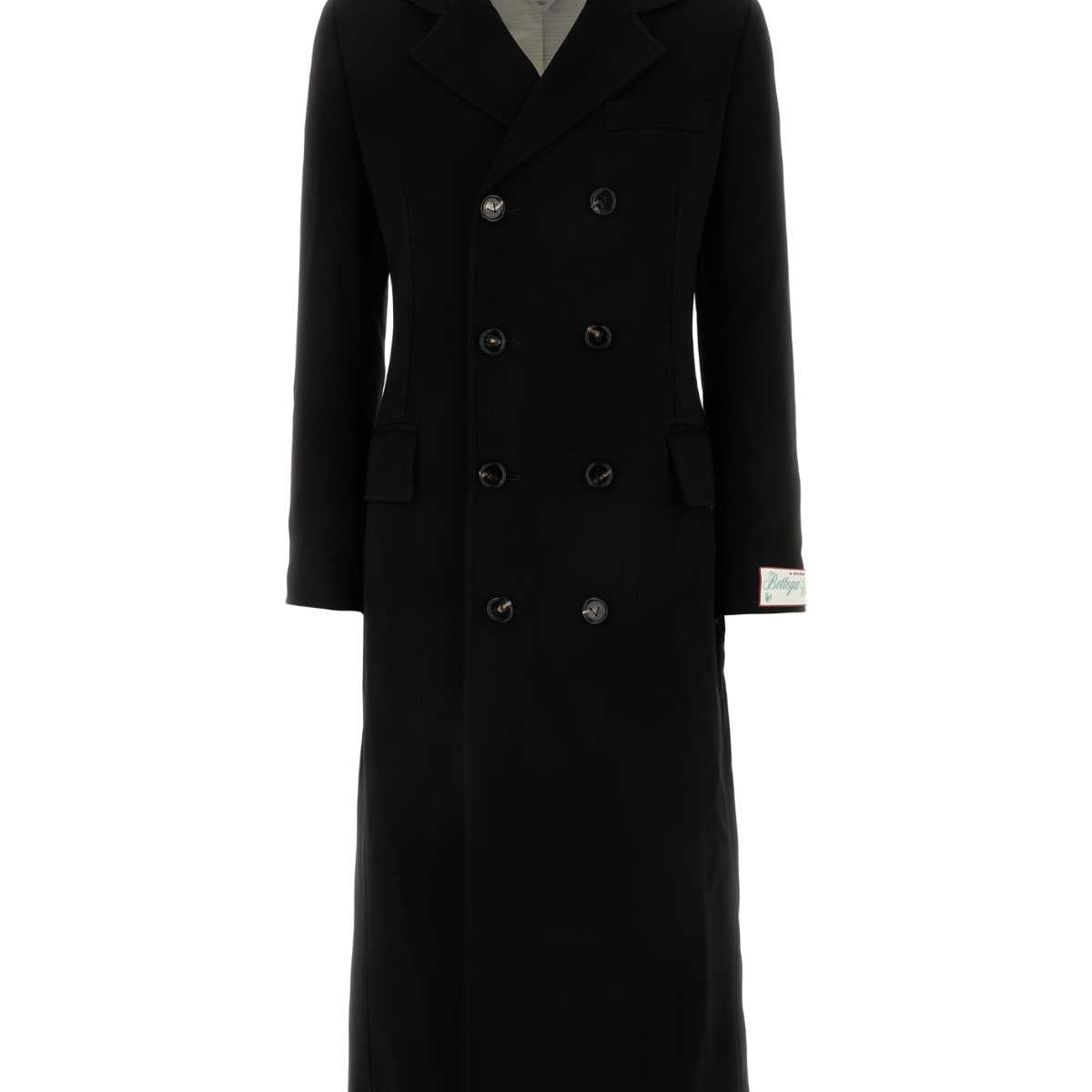 Bottega Veneta Women Black Jersey Coat