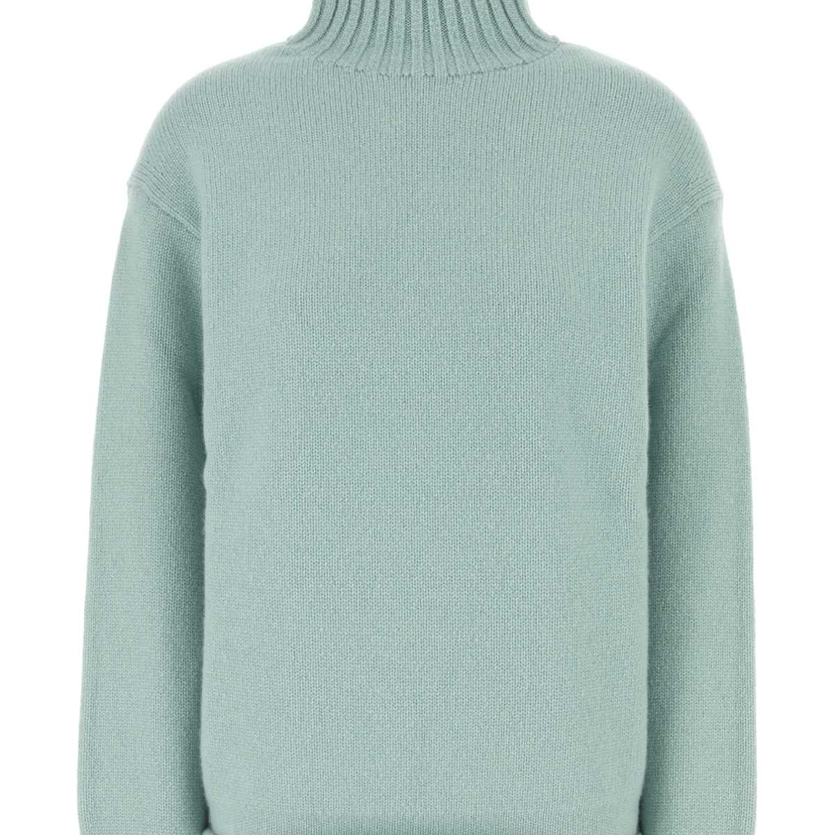 Bottega Veneta Women Sea Green Cashmere Sweater