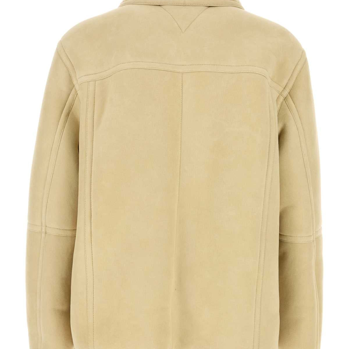 Bottega Veneta Men Sand Shearling Jacket